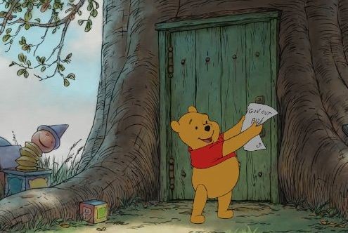 Un'immagine tratta dal lungometraggio animato Winnie the Pooh