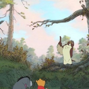 Una scena del lungometraggio animato Winnie the Pooh