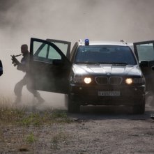 Una sequenza d'azione del poliziesco francese La proie, del 2011