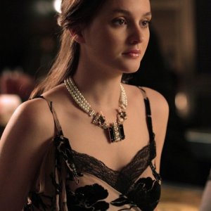 Leighton Meester in una scena dell'episodio Empire Of The Son di Gossip Girl