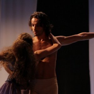 Angelo Menolascina sul set di Dance for Life