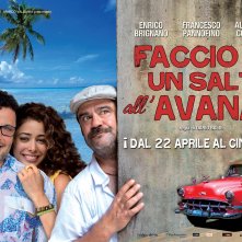 Enrico Brignano, Aurora Cossio e Francesco Pannofino nel wallpaper di Faccio un salto all'Avana