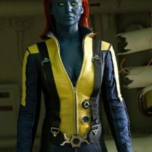 Un'immagine di Jennifer Lawrence nei panni di Mystica in X-Men: l'inizio