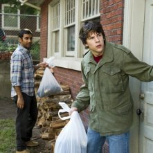 Jesse Eisenberg e Aziz Ansari in 30 Minutes or Less