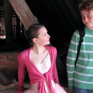 Moritz Glaser in una scena del film Der Himmel hat vier Ecken