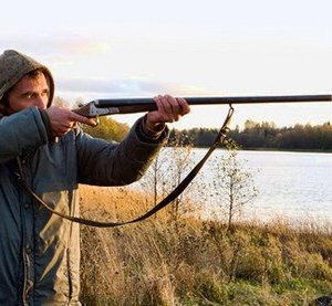 Bakur Bakuradze sul set del suo film, The Hunter