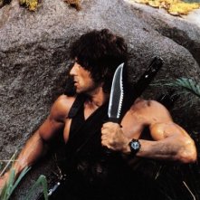 Sylvester Stallone In Una Sequenza Action Di Rambo 2 200852