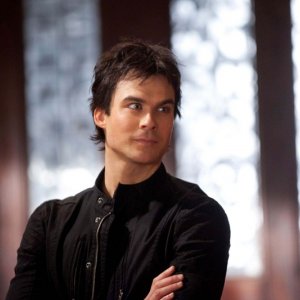 Damon (Ian Somerhalder) in un momento dell'episodio The Last Dance di Vampire Diaries
