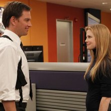 Michael Weatherly e Sarah Jane Morris nell'episodio Dead Reflection di NCIS