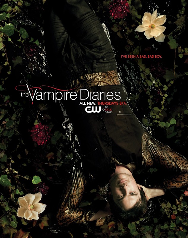 Un Character Poster Con Paul Wesley Sdraiato In Acqua Per La Season 2 Di Vampire Diaries 201025