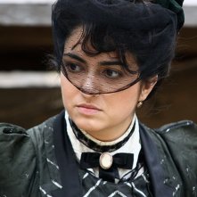 Alessandra Mortelliti è la signora Patò nel film di Rocco Mortelliti (foto di Giacomo Cannata)