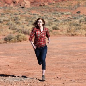 Doctor Who: Karen Gillan in un momento dell'episodio Day Of The Moon