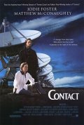 Locandina straniera di Contact, con Jodie Foster