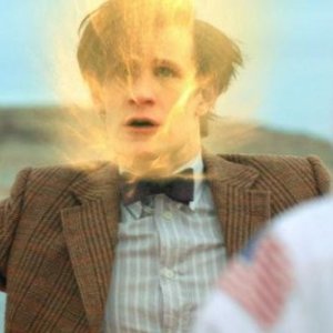Matt Smith in un momento dell'episodio The Impossible Astronaut di Doctor Who