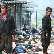 Una sequenza di battaglia del film 13 Assassini