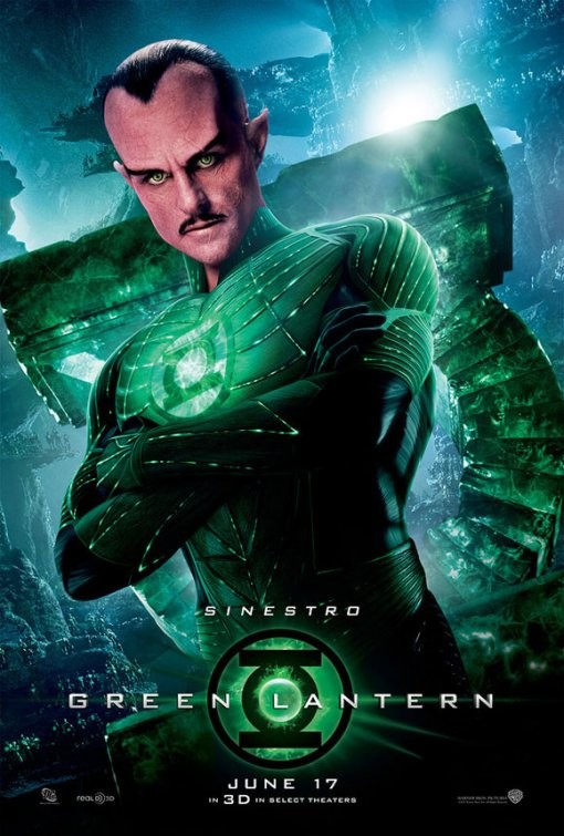Character Poster Per Green Lantern Lanterna Verde Sinestro 201242