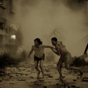 Una scena del film Aftershock