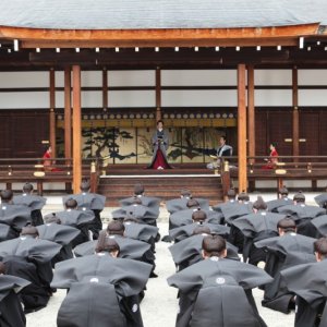Una scena del film drammatico The Lady Shogun and Her Men