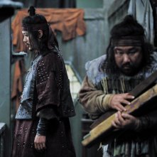 Una scena del film The Showdown