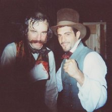 Daniel Day Lewis e Mauro Aversano sul set di Gangs of New York