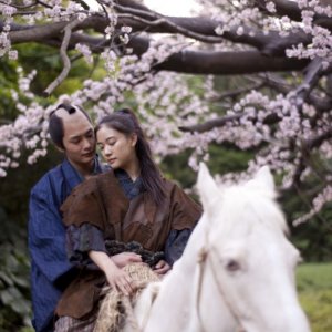 Una scena del film The Lightning Tree