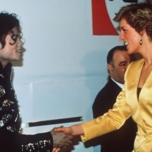 La Principessa Diana con Michael Jackson