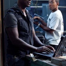 Ludacris e Tyrese Gibson in una scena di Fast & Furious 5