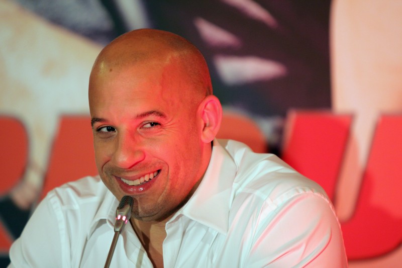 Vin Diesel Star Di Fast Furious 5 Durante La Conferenza Stampa A Roma 201598