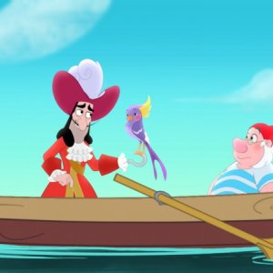 Capitan Uncino e Spugna nella serie animata Jake e i Pirati dell'Isola che non c'è