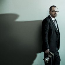Lars Von Trier in una foto promo di Melancholia