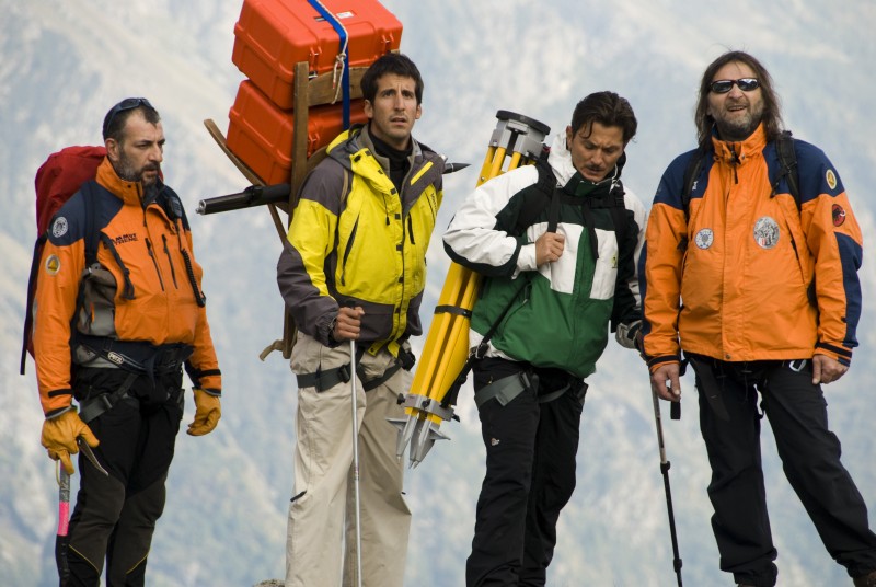 Rolando Alberti Tommaso Spinelli Paolo Bonanni E Thierry Toscan Nel Film La Misura Del Confine 202240