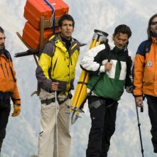 Rolando Alberti, Tommaso Spinelli, Paolo Bonanni e Thierry Toscan nel film La misura del confine