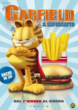La locandina italiana di Garfield il supergatto