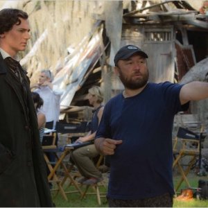 Benjamin Walker e il regista Timur Bekmambetov sul set di Abraham Lincoln: Vampire Hunter
