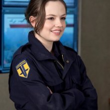 Emily Meade nell'episodio The Day We Died di Fringe