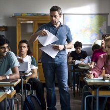 Massimo Poggio con la sua classe di liceali 3