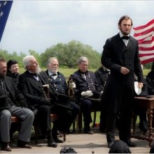 Prima immagine di Abraham Lincoln: Vampire Hunter. Al centro Benjamin Walker