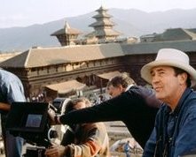 Bertolucci sul set de L'ultimo imperatore
