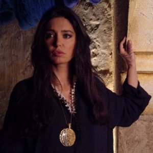 Emanuela Garuccio, protagonista femminile del film Il mercante di stoffe