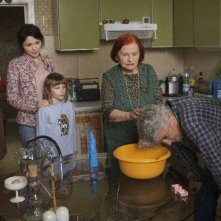 Henry Hübchen in una scena del film Polnische Ostern
