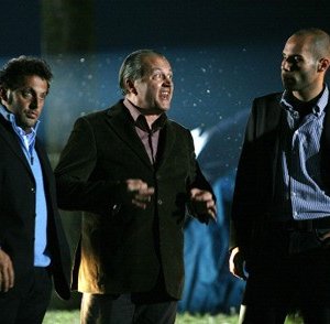 L'Ispettore Forti (Enrico Brignano) e il commissario Picone (Bebo Storti) in Fratelli Detective