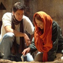 Marta Bifano e Luca Capuano nel film Il mercante di stoffe