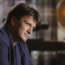 Nathan Fillion in una scena dell'episodio The Final Nail di Castle