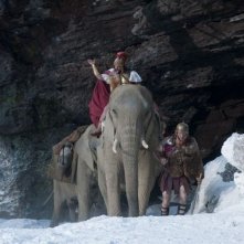 Una scena surreale del film Löwenzahn - Das Kinoabenteuer