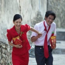 Zhang Ziyi e Aaron Kwok nel film Mo shu wai zhuan
