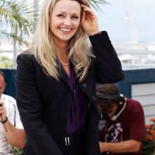 Cannes 2011: l'affascinante Rachael Blake durante il photocall di Sleeping Beauty