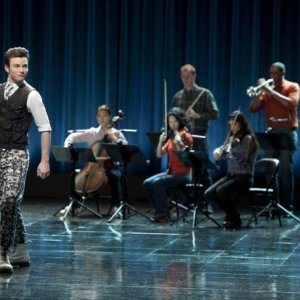 Chris Colfer nell'episodio Funeral di Glee