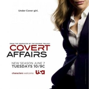 Un poster della stagione 2 di Covert Affairs