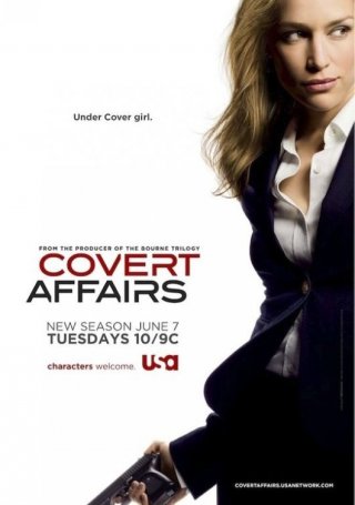 Un poster della stagione 2 di Covert Affairs
