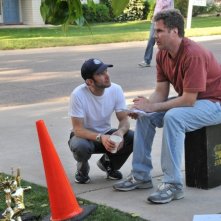 Will Ferrell sul set del film Everything Must Go con Dan Rush